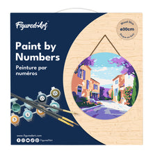 Carica l&#39;immagine nel visualizzatore di Gallery, Dipingere con i Numeri su Disco di Legno - Primavera in Provenza