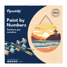 Carica l&#39;immagine nel visualizzatore di Gallery, Dipingere con i Numeri su Disco di Legno - Malibu 2