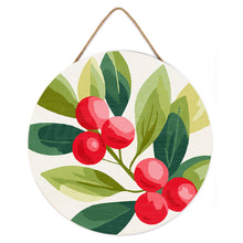 Carica l&#39;immagine nel visualizzatore di Gallery, Dipingere con i Numeri su Disco di Legno - Mirtilli rossi