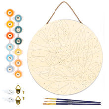 Carica l&#39;immagine nel visualizzatore di Gallery, Dipingere con i Numeri su Disco di Legno - Mirtilli rossi