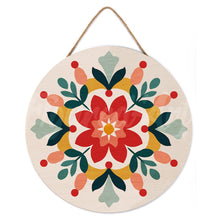 Carica l&#39;immagine nel visualizzatore di Gallery, Dipingere con i Numeri su Disco di Legno - Mandala invernale