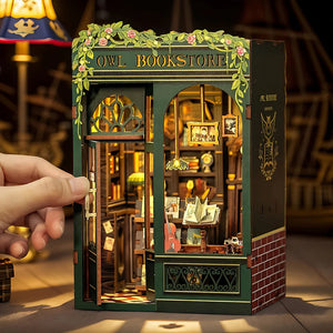 ETKVR Book Nook Kit, Libreria a Forma di Cornice, Kit per Casetta Delle Bambole in Miniatura da Fissare Alla Parete, Modello di Puzzle 3D in Legno Fai da Te per Decorare La ETKVR Book Nook Kit, Libreria a Forma di Cornice, Kit per Casetta Delle Bambole in Miniatura da Fissare Alla Parete, Modello di Puzzle 3D in Legno Fai da Te per Decorare La