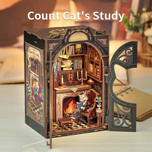 Book Nook - Lo Studio del Conte Gatto