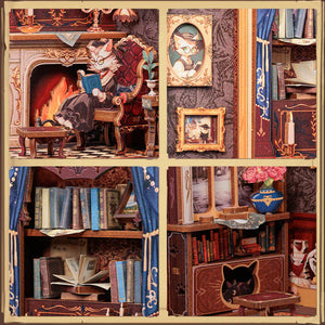 Book Nook - Lo Studio del Conte Gatto