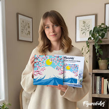 Carica l'immagine nel visualizzatore di Gallery, Mini Kit da Dipingere con i Numeri 20x20cm con cornice Monte Fuji