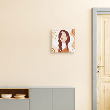 Carica l'immagine nel visualizzatore di Gallery, Mini Kit da Dipingere con i Numeri 20x20cm con cornice Donna pensierosa