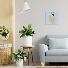 Carica l'immagine nel visualizzatore di Gallery, Mini Kit da Dipingere con i Numeri 20x20cm con cornice Non ti scordar di mé