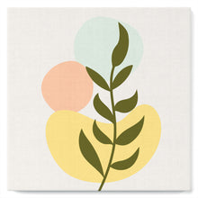 Carica l'immagine nel visualizzatore di Gallery, Mini Kit da Dipingere con i Numeri 20x20cm con cornice Felce 1