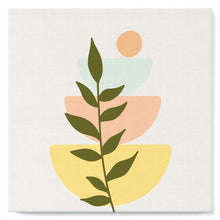 Carica l'immagine nel visualizzatore di Gallery, Mini Kit da Dipingere con i Numeri 20x20cm con cornice Felce 2