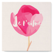 Carica l'immagine nel visualizzatore di Gallery, Mini Kit da Dipingere con i Numeri 20x20cm con cornice Je T'aime