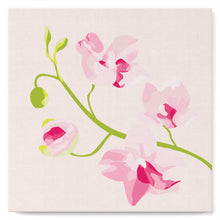 Carica l'immagine nel visualizzatore di Gallery, Mini Kit da Dipingere con i Numeri 20x20cm con cornice Ramo di Orchidea 1