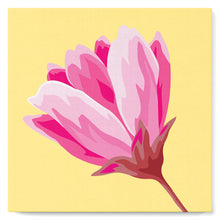 Carica l'immagine nel visualizzatore di Gallery, Mini Kit da Dipingere con i Numeri 20x20cm con cornice Fiore rosa