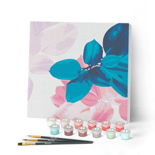 Carica l'immagine nel visualizzatore di Gallery, Mini Kit da Dipingere con i Numeri 20x20cm con cornice Foliage 2