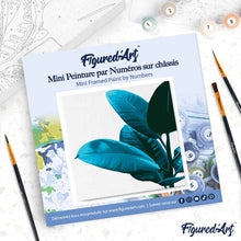Carica l'immagine nel visualizzatore di Gallery, Mini Kit da Dipingere con i Numeri 20x20cm con cornice Ficus