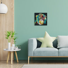 Carica l'immagine nel visualizzatore di Gallery, Mini Kit da Dipingere con i Numeri 20x20cm con cornice Babbuino Pop Art