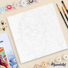 Carica l'immagine nel visualizzatore di Gallery, Mini Kit da Dipingere con i Numeri 20x20cm con cornice Bellissima Bionda Pop Art