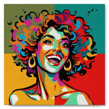 Carica l'immagine nel visualizzatore di Gallery, Mini Kit da Dipingere con i Numeri 20x20cm con cornice Latina Vivace Pop Art