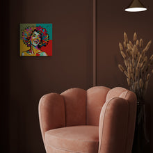 Carica l'immagine nel visualizzatore di Gallery, Mini Kit da Dipingere con i Numeri 20x20cm con cornice Latina Vivace Pop Art
