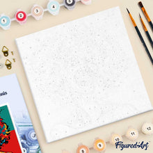 Carica l'immagine nel visualizzatore di Gallery, Mini Kit da Dipingere con i Numeri 20x20cm con cornice Latina Vivace Pop Art