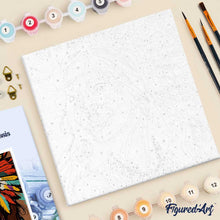 Carica l'immagine nel visualizzatore di Gallery, Mini Kit da Dipingere con i Numeri 20x20cm con cornice Nativa d'America Pop Art