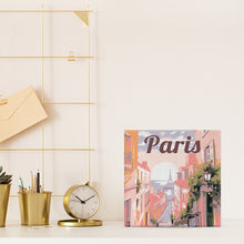 Carica l'immagine nel visualizzatore di Gallery, Mini Kit da Dipingere con i Numeri 20x20cm con cornice Parigi