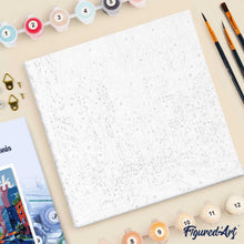 Carica l'immagine nel visualizzatore di Gallery, Mini Kit da Dipingere con i Numeri 20x20cm con cornice New York City