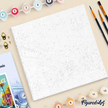 Carica l'immagine nel visualizzatore di Gallery, Mini Kit da Dipingere con i Numeri 20x20cm con cornice Strada della California