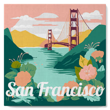 Carica l'immagine nel visualizzatore di Gallery, Mini Kit da Dipingere con i Numeri 20x20cm con cornice San Francisco