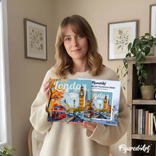 Carica l'immagine nel visualizzatore di Gallery, Mini Kit da Dipingere con i Numeri 20x20cm con cornice Londra