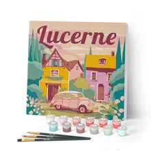 Carica l'immagine nel visualizzatore di Gallery, Mini Kit da Dipingere con i Numeri con cornice Lucerna