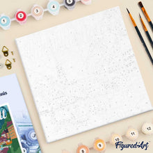 Carica l'immagine nel visualizzatore di Gallery, Mini Kit da Dipingere con i Numeri 20x20cm con cornice Hallstatt