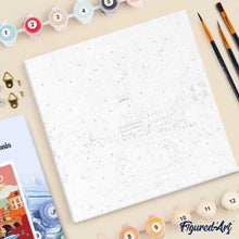 Carica l'immagine nel visualizzatore di Gallery, Mini Kit da Dipingere con i Numeri 20x20cm con cornice Praga
