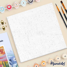 Carica l'immagine nel visualizzatore di Gallery, Mini Kit da Dipingere con i Numeri 20x20cm con cornice Primavera in Toscana