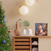 Carica l'immagine nel visualizzatore di Gallery, Mini Kit da Dipingere con i Numeri 20x20cm con cornice - Allegro e luminoso Natale