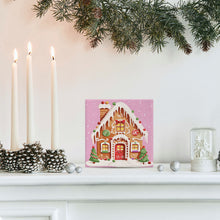 Carica l'immagine nel visualizzatore di Gallery, Mini Kit da Dipingere con i Numeri 20x20cm con cornice Casa di Pan di Zenzero