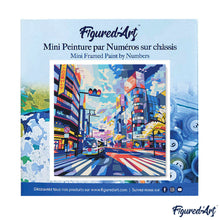 Carica l&#39;immagine nel visualizzatore di Gallery, Mini Kit da Dipingere con i Numeri 20x20cm con cornice - Shibuya Pop Art