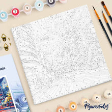 Carica l'immagine nel visualizzatore di Gallery, Mini Kit da Dipingere con i Numeri 20x20cm con cornice - Shibuya Pop Art