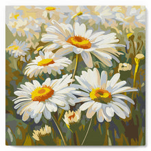 Carica l'immagine nel visualizzatore di Gallery, Mini Kit da Dipingere con i Numeri 20x20cm con cornice - Margherite