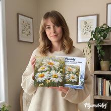 Carica l'immagine nel visualizzatore di Gallery, Mini Kit da Dipingere con i Numeri 20x20cm con cornice - Margherite