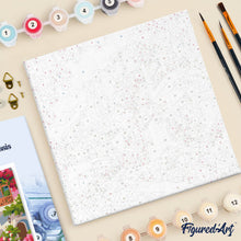 Carica l'immagine nel visualizzatore di Gallery, Mini Kit da Dipingere con i Numeri 20x20cm con cornice - Viale Fiorito a Capri
