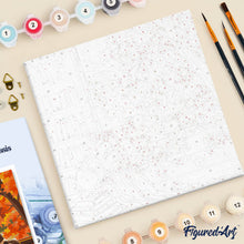Carica l'immagine nel visualizzatore di Gallery, Mini Kit da Dipingere con i Numeri 20x20cm con cornice - Osservando l'autunno