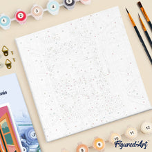 Carica l'immagine nel visualizzatore di Gallery, Mini Kit da Dipingere con i Numeri 20x20cm con cornice - Finestra aperta - Matisse