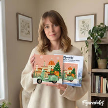 Carica l'immagine nel visualizzatore di Gallery, Mini Kit da Dipingere con i Numeri 20x20cm con cornice - Natale a Firenze