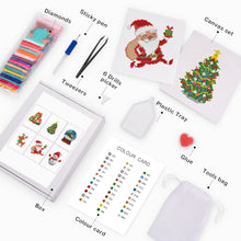 Carica l&#39;immagine nel visualizzatore di Gallery, Mini Set Diamond Painting 15x20cm (6 pezzi) - Natale Festivo