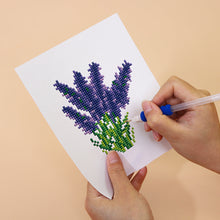 Carica l&#39;immagine nel visualizzatore di Gallery, Mini Set Diamond Painting 15x20cm (6 pezzi) - Fiori e Piante in Vaso