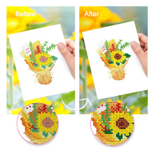 Carica l&#39;immagine nel visualizzatore di Gallery, Mini Set Diamond Painting 15x20cm (6 pezzi) - Fiori e Piante in Vaso