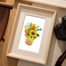 Carica l&#39;immagine nel visualizzatore di Gallery, Mini Set Diamond Painting 15x20cm (6 pezzi) - Fiori e Piante in Vaso