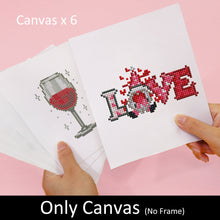 Carica l&#39;immagine nel visualizzatore di Gallery, Mini Set Diamond Painting 15x20cm (6 pezzi) - Design Delicati