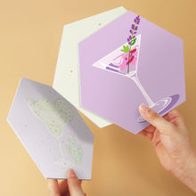 Carica l'immagine nel visualizzatore di Gallery, Mini Set Dipingere con i Numeri - Esagoni (6 pezzi) - Cocktail Pastello