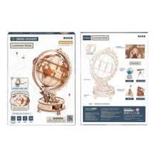 Carica l'immagine nel visualizzatore di Gallery, Puzzle 3D - Mappamondo luminoso